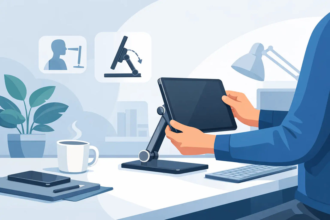 How to Set Up Ergonomic Tablet Stand Right