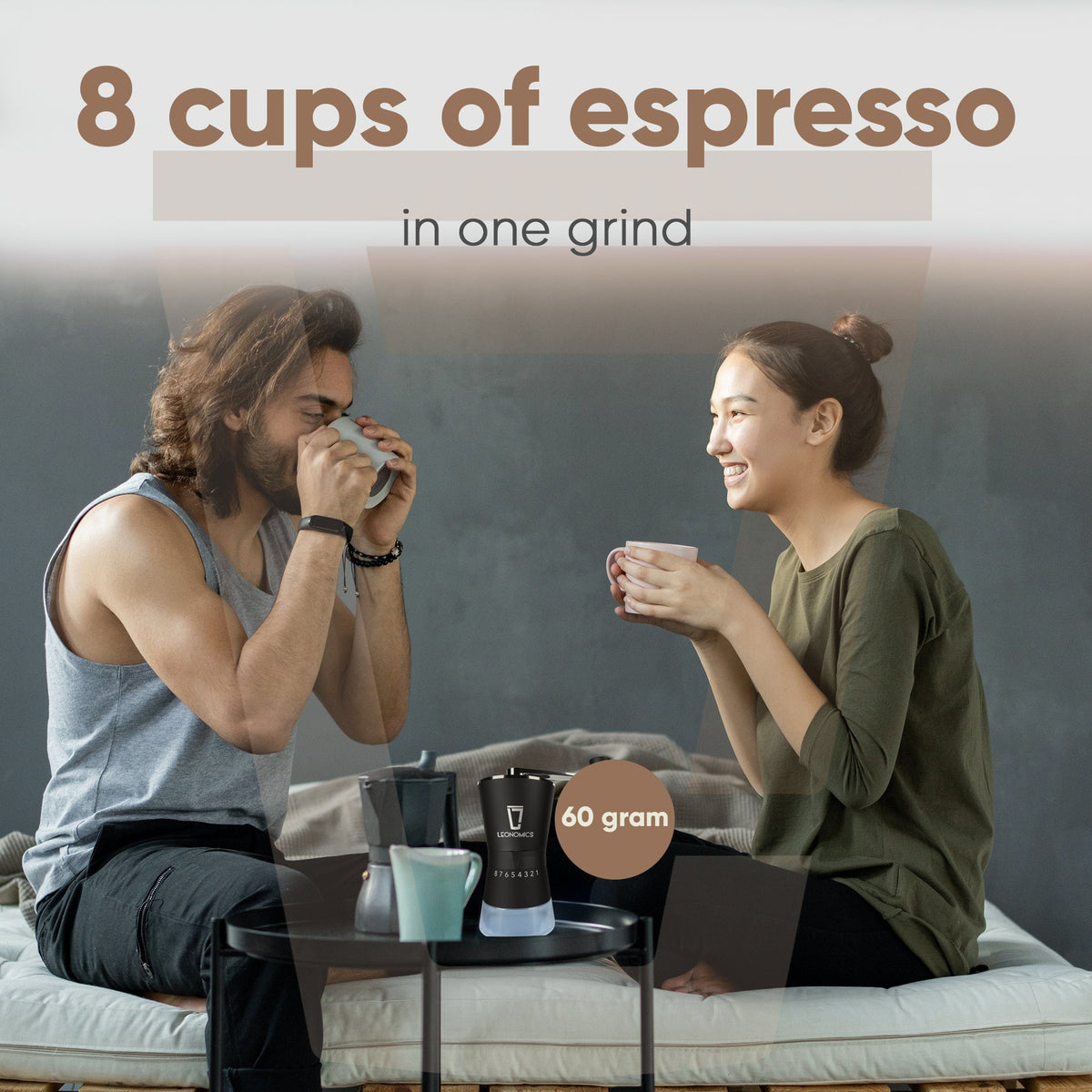 Leonomics Premium Coffee Grinder - Manual